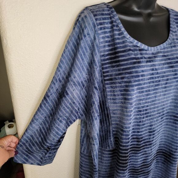 Lane Bryant Striped Bow Back knit blouse top 18/20 - Picture 3 of 5
